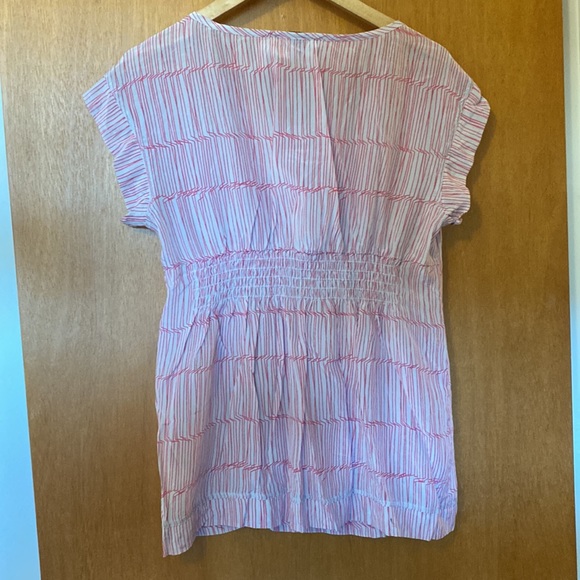 Like NEW - Banana Republic Pink 100% Silk Blouse - Size S - Picture 2 of 4